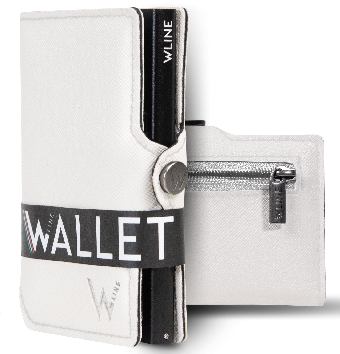 WLine Wallet - Porta Carte di Credito Uomo e Donna Con Zip Portamonete